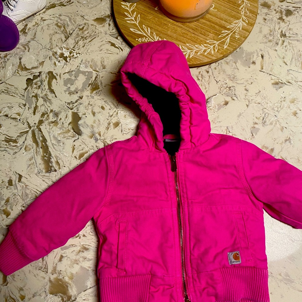 Pink carhartt jacket